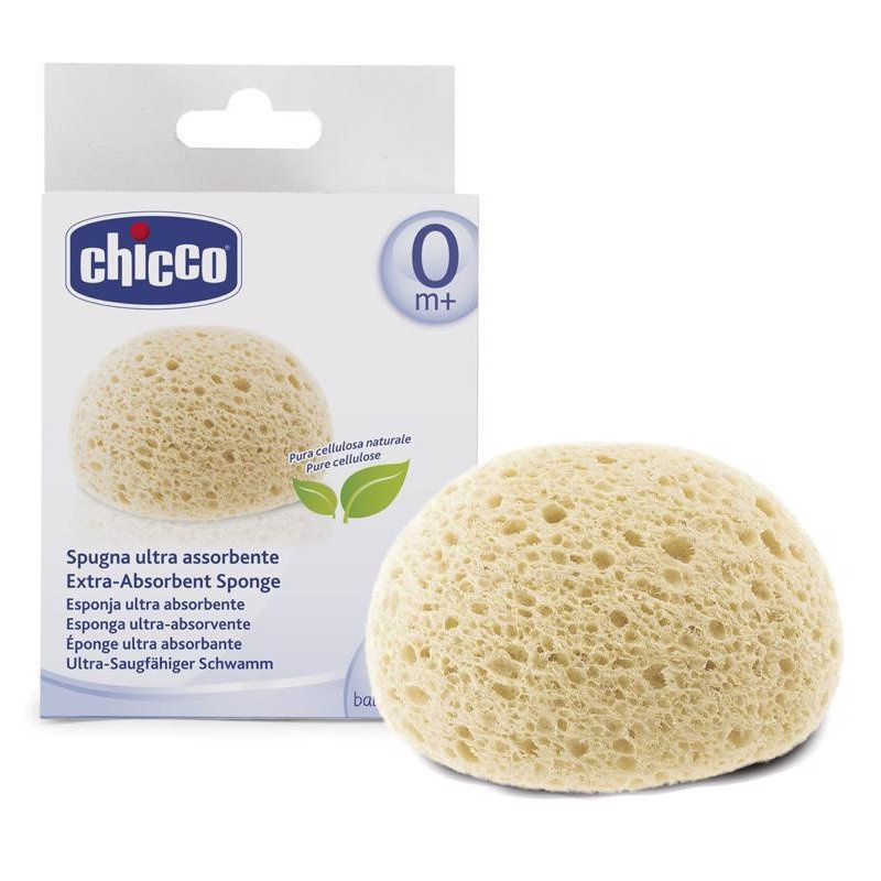 Chicco Extra-Absorbent Sponge dětská mycí houba 0m+ 1 ks