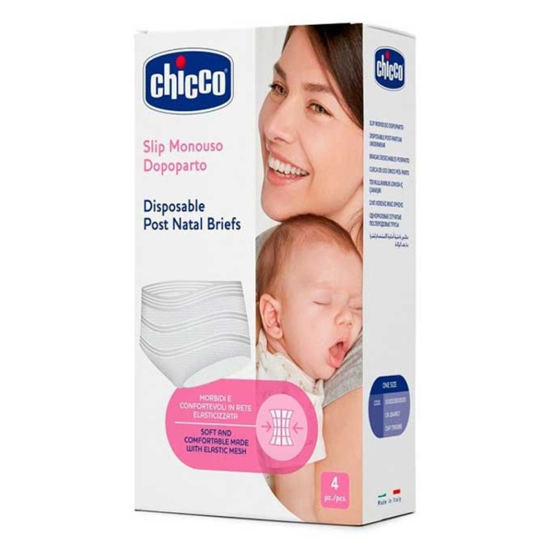 Chicco Mammy Disposable Post-Natal Briefs poporodní kalhotky velikost universal 4 ks
