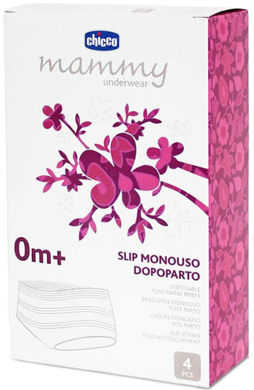 Chicco Mammy Disposable Post-Natal Briefs poporodní kalhotky velikost universal 4 ks