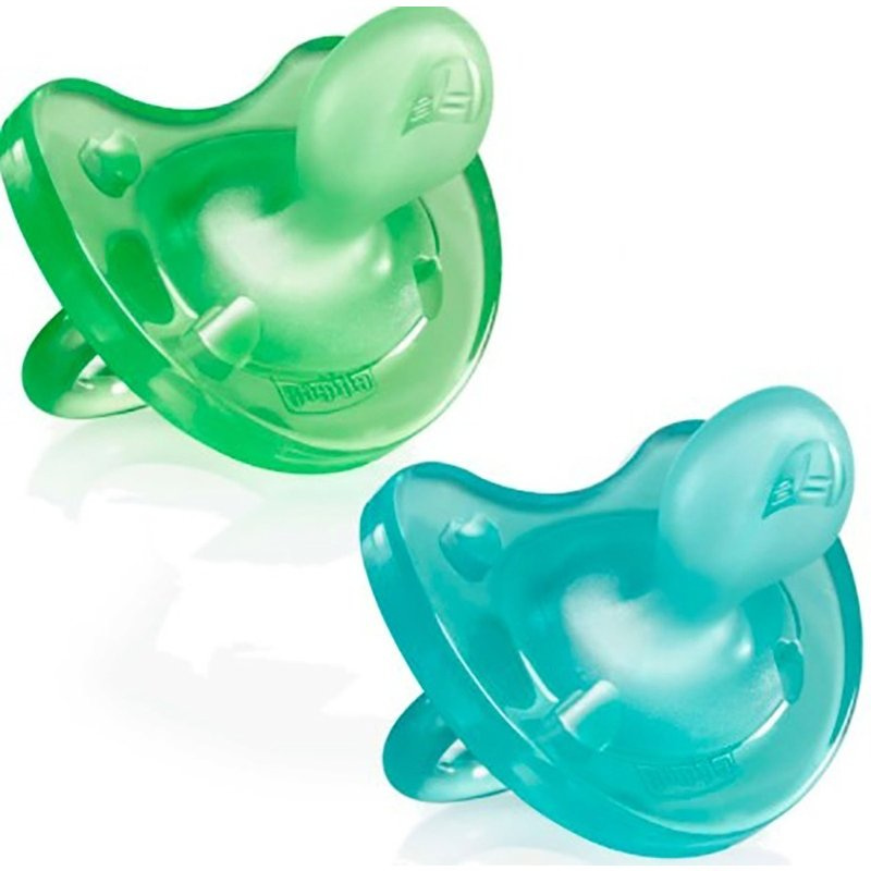 Chicco Physio Soft Blue dudlík 6-16 m 2 ks