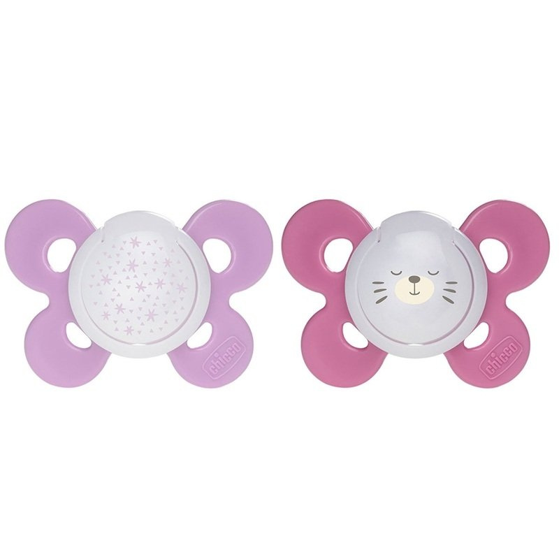 Chicco Physio Comfort Night 16-36 m dudlík Stars/Bear 2 ks