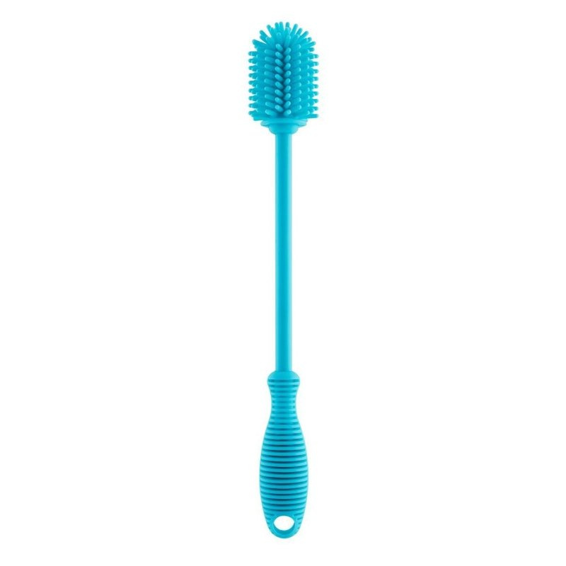 Chicco Cleaning Brush Silicone kartáč na čištění Blue 1 ks