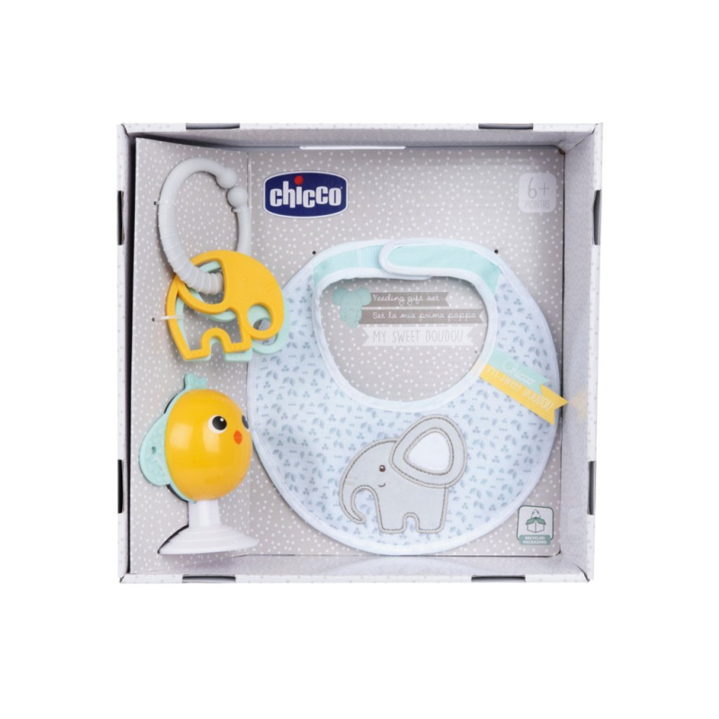 Chicco Feeding Gift Set My Sweet Doudou dárková sada 6m+