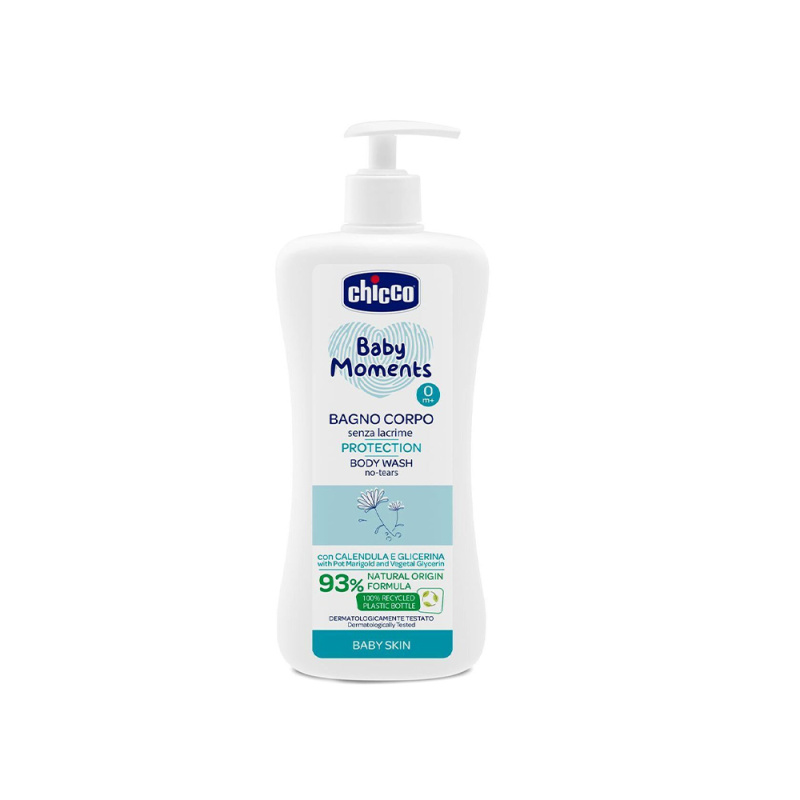 Chicco Baby Moments šampon na celé tělo pro děti 500 ml