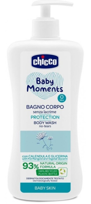 Chicco Baby Moments šampon na celé tělo pro děti 500 ml
