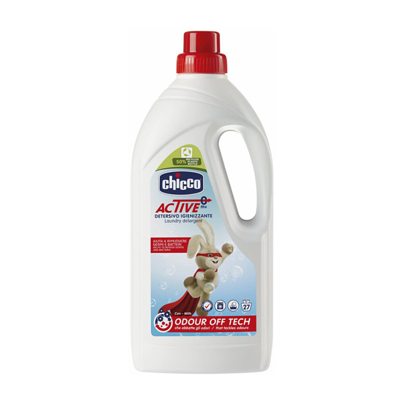Chicco gel na praní Active 1,5 l pro miminka (27 praní)