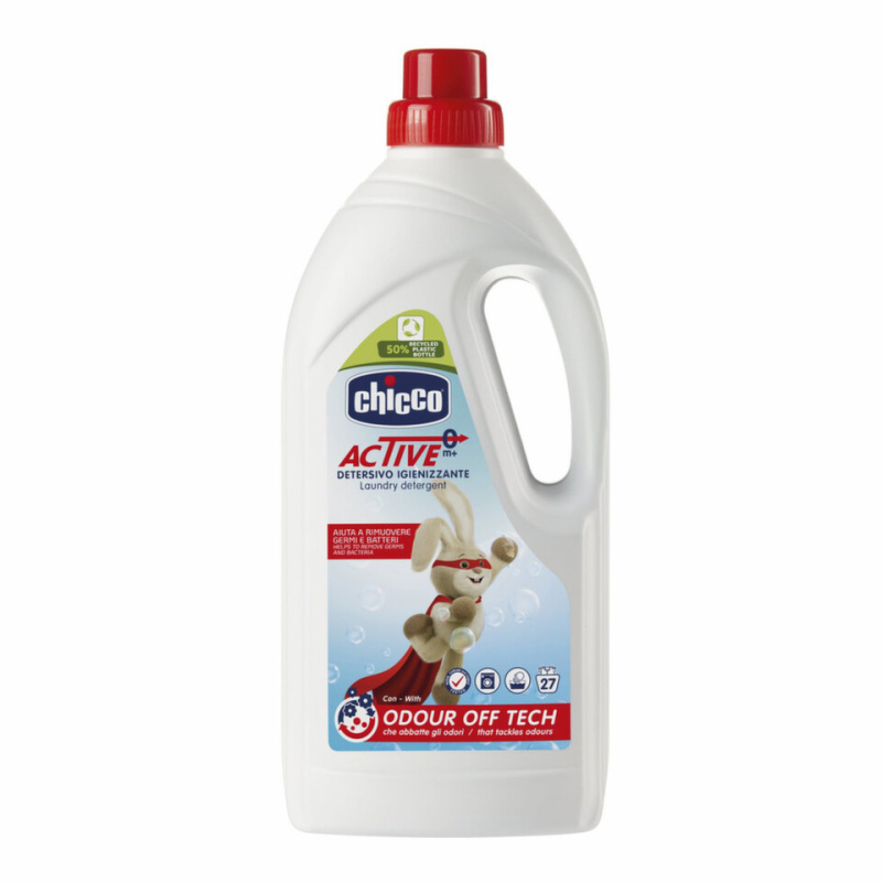 Chicco gel na praní Active 1,5 l pro miminka (27 praní)