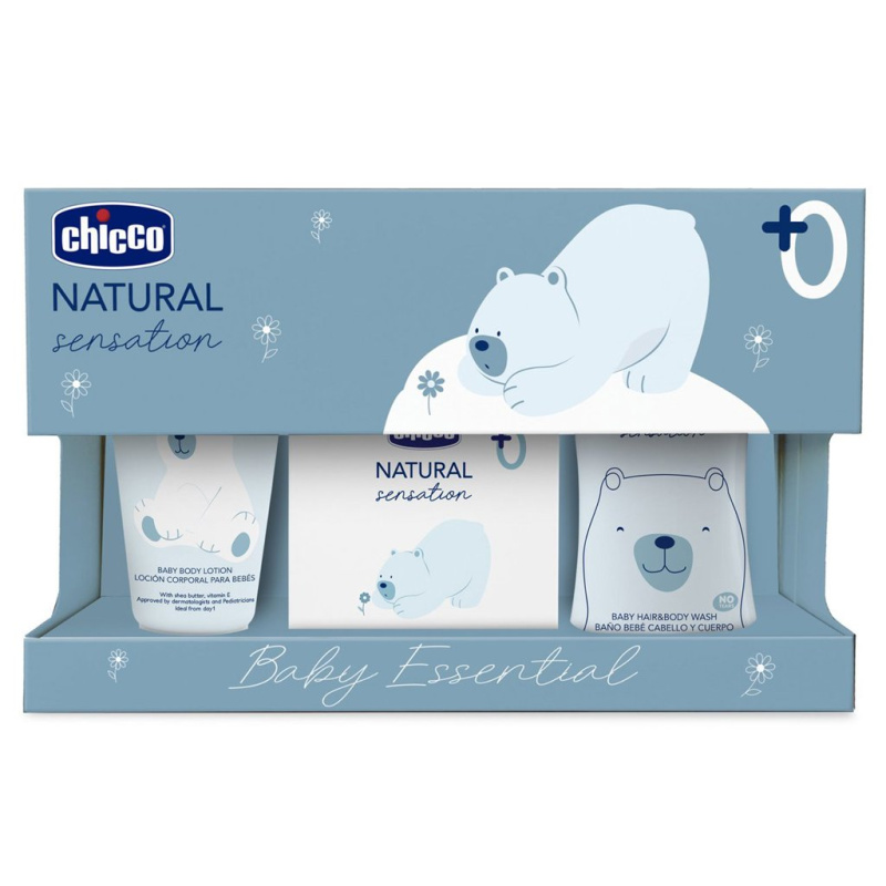 Chicco Natural Sensation Baby Essential dárková sada pro děti od narození 0+