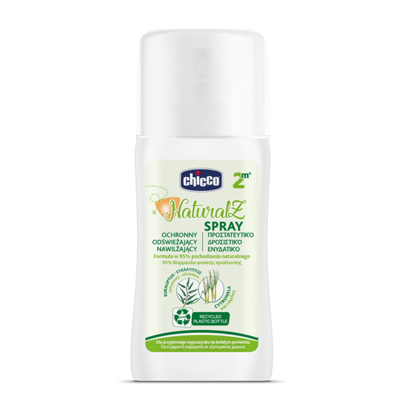 Chicco NaturalZ Protective Spray ochranný a osvěžující sprej proti komárům 2 m+ 100 ml