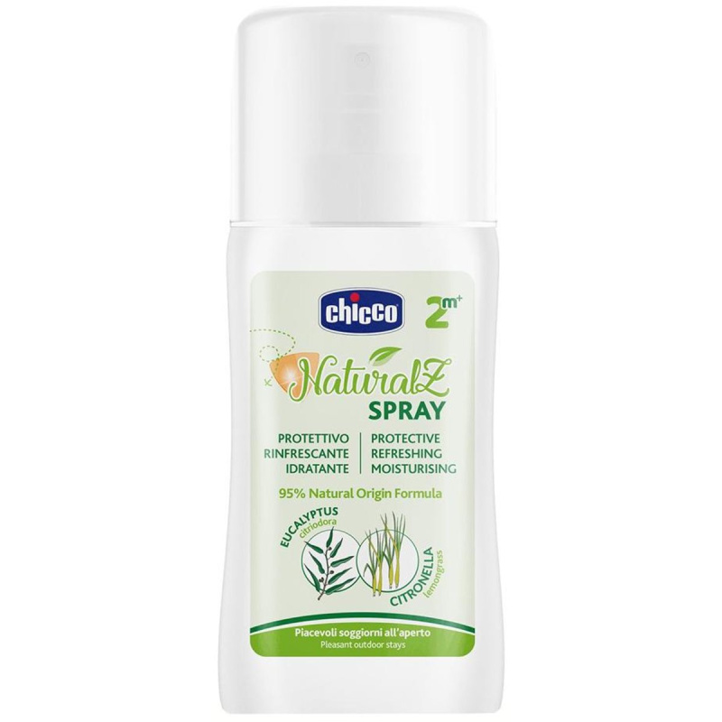 Chicco NaturalZ Protective Spray ochranný a osvěžující sprej proti komárům 2 m+ 100 ml