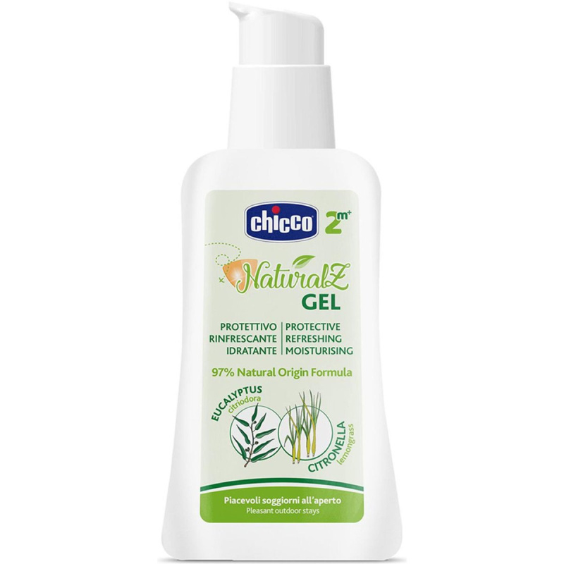 Chicco NaturalZ Protective & Refreshing Gel ochranný gel proti komárům 2 m+ 60 ml