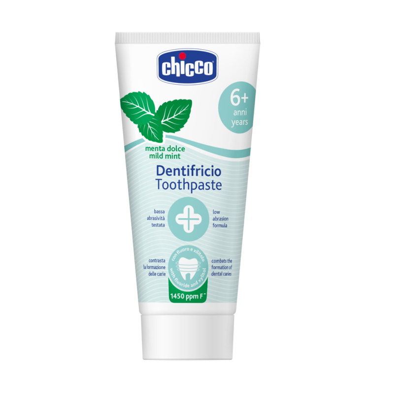 Chicco Toothpaste Mild Mint dětská zubní pasta 6+ let 1 ks