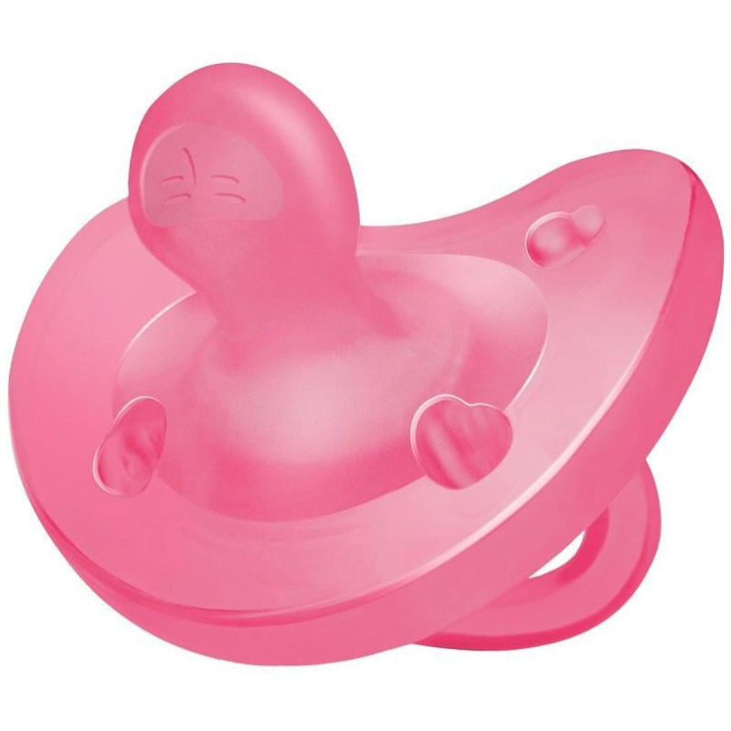 Chicco Physio Soft Physioforma dudlík 16-36m Pink 1 ks