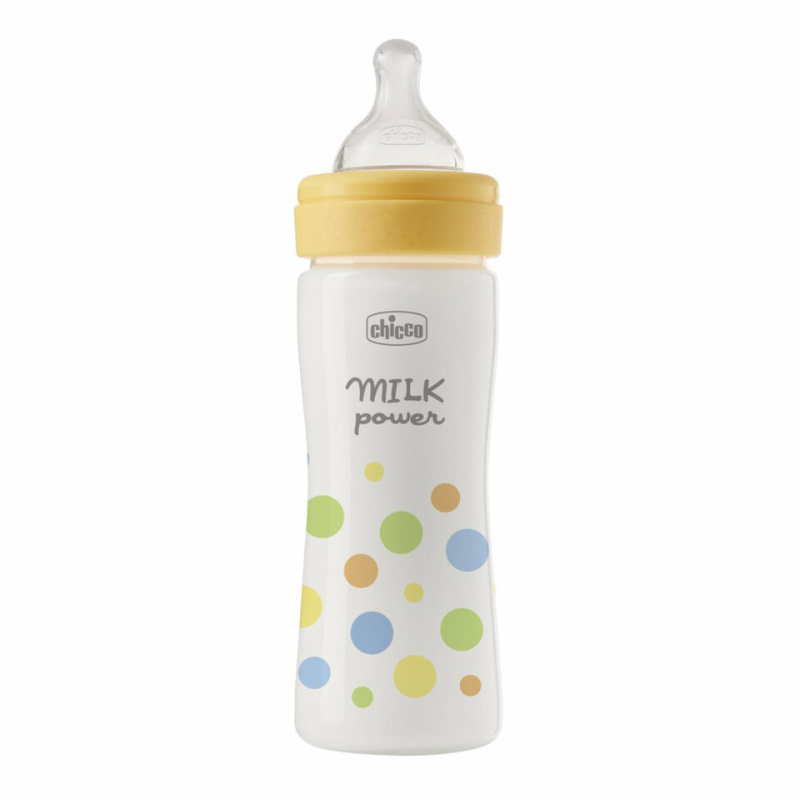 Chicco Perfect easy kojenecká láhev 250 ml se silikonovou savičkou (střední průtok) 2m+