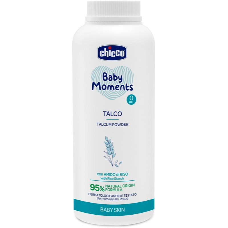 Chicco Baby Moments dětský pudr 150 g