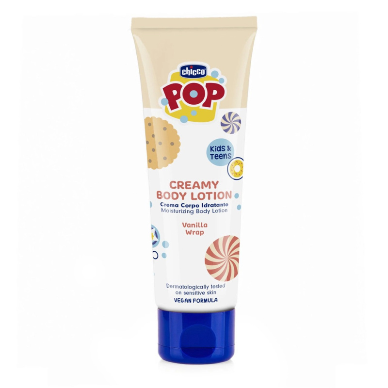 Chicco Pop krémové tělové mléko s vůní vanilky 150 ml