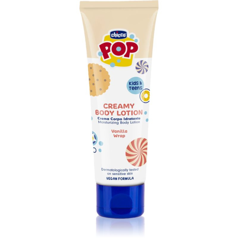 Chicco Pop krémové tělové mléko s vůní vanilky 150 ml
