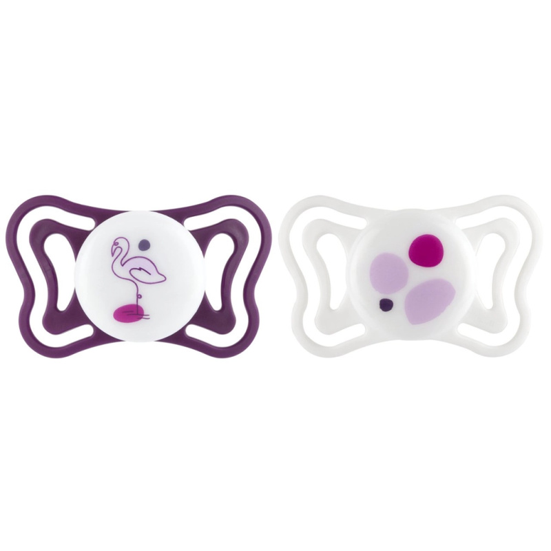Chicco dudlíky Physioforma Light silikonové ortodontické růžové 16–36 m, 2 ks