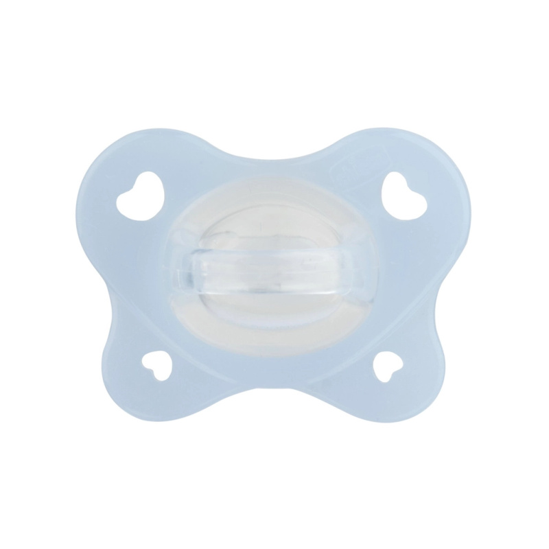 Chicco dudlík PhysioForma Dual Soft modrý 0–2 měsíce 1 ks