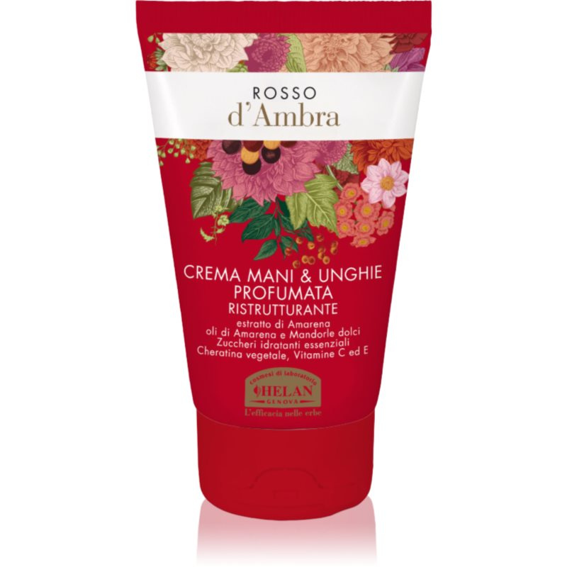 Helan Rosso d'Ambra Scented Hands & Nails Cream hydratační krém na ruce pro ženy 50 ml