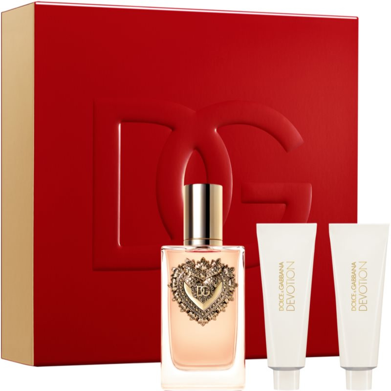 Dolce&Gabbana Devotion Eau de Parfum Trio Gift Set dárková sada pro ženy