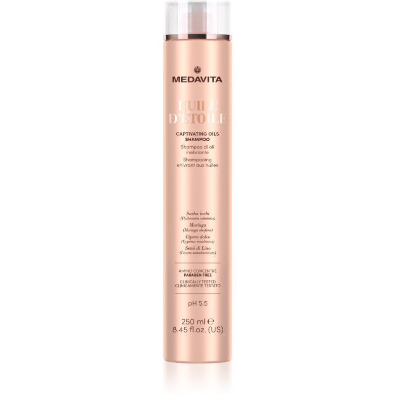Medavita Huile d'Étolle Captivating Oils Shampoo šampon pro lesk a hebkost vlasů 250 ml