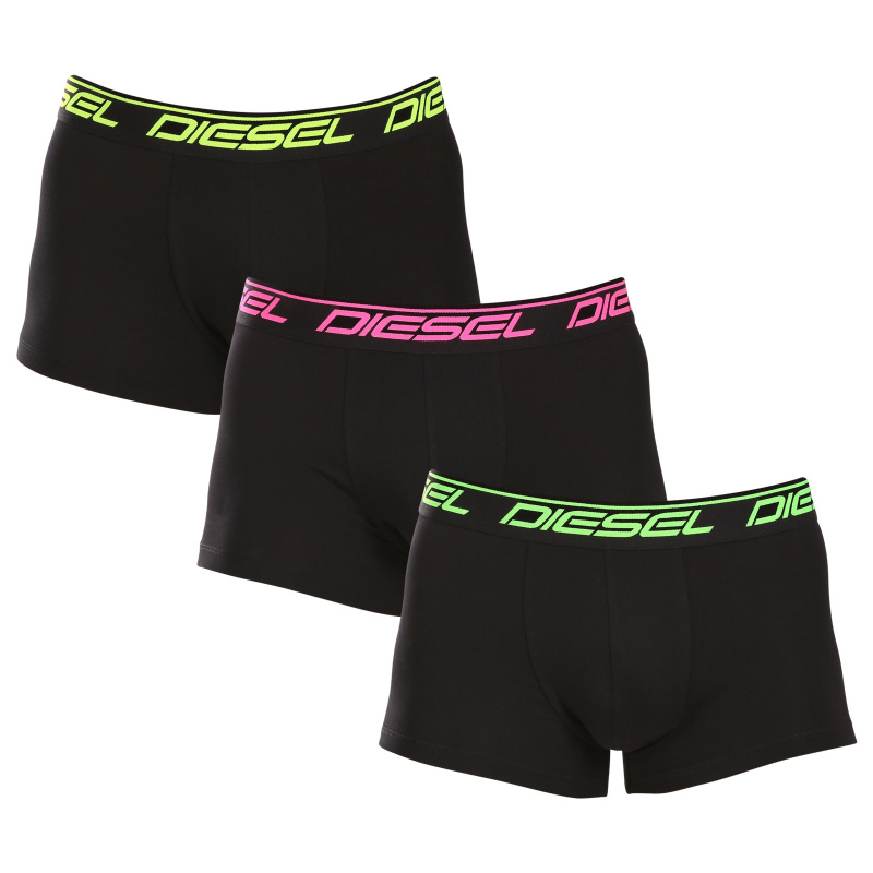 3PACK pánské boxerky Diesel černé (00ST3V-0AMAF-E6818) M, trenky / trenýrky