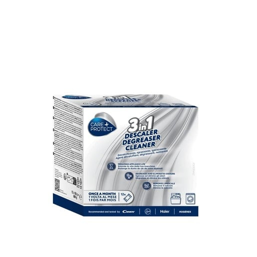 Care+Protect CPP1250DW 3v1 čistič praček a myček 12x50 g