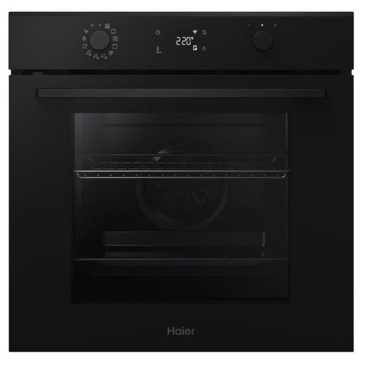 Multifunkční trouba s pravým horkým vzduchem a parní asistencí haier černá 33703952