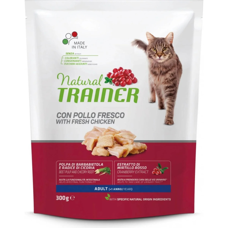 TRAINER Natural Cat Adult kuřecí 300g-EXP 04/2026