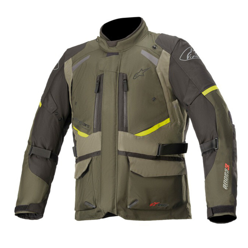 Moto bunda Alpinestars Andes Drystar zelená/černá/žlutá fluo zelená/černá/žlutá fluo 3XL