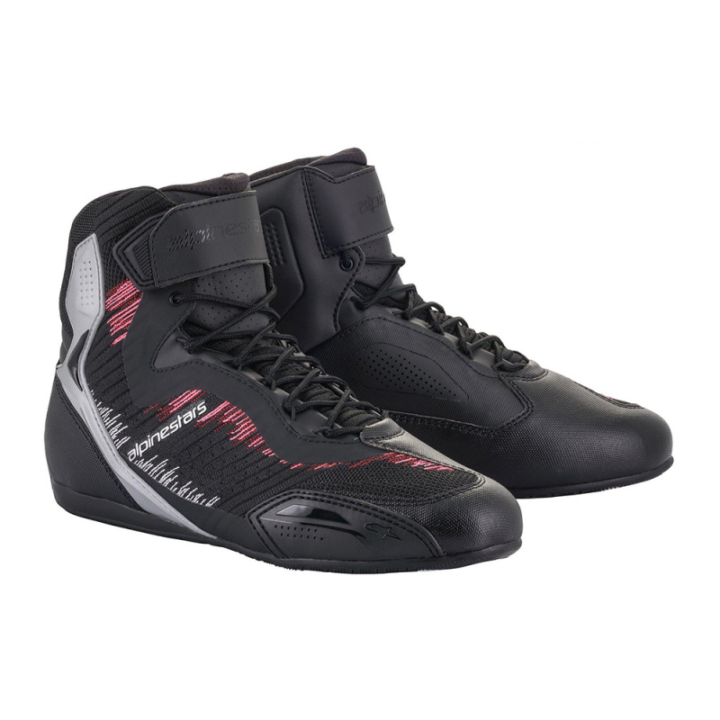 Dámské moto boty Alpinestars Stella FASTER-3 Rideknit černá/stříbrná/růžová černá/stříbrná/růžová 37