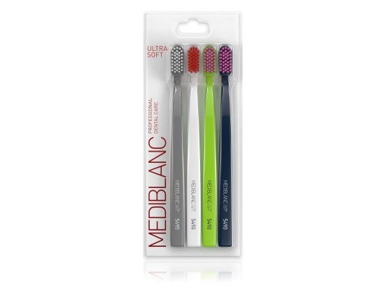 MEDIBLANC Ultra Soft zubní kartáček 4 ks