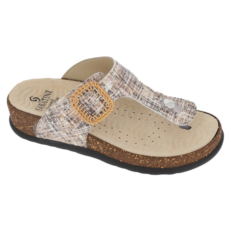 SABATINI KAROLINA Tweed Caramel pantofle karamelové 1 pár, Velikost obuvi: 40
