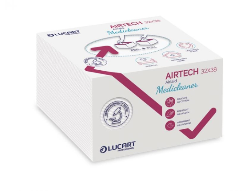 Lucart Professional Lucart AIRTECH Mediacleaner - papírové kapesníky 32x38
