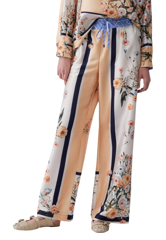 Liu Jo květinové kalhoty