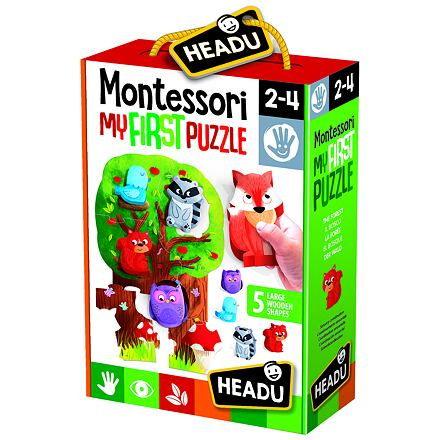 HEADU: Montessori Moje první puzzle - Les