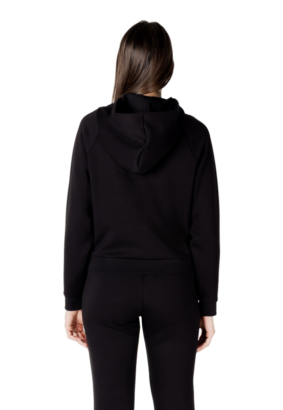 Armani Exchange černá mikina s kapucí