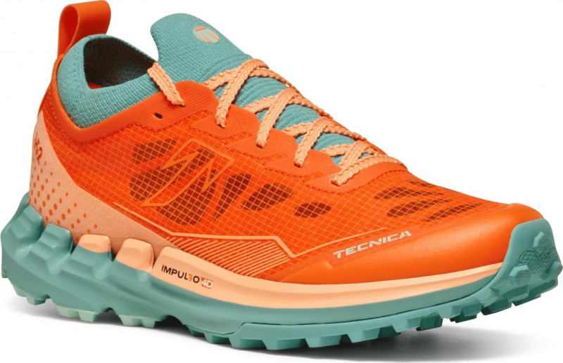 Dámské běžecké boty TECNICA Pyrox Speed Ws, orange/aqua green Velikost: 38