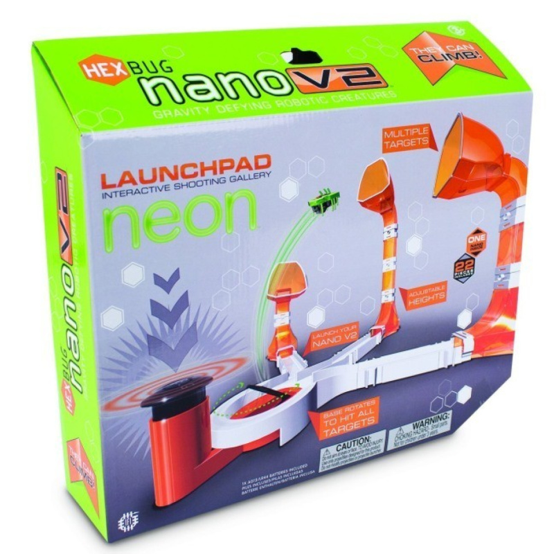 Hexbug nano v2 neon střelnice