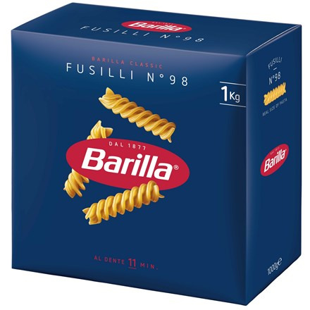 Barilla těstoviny Fusilli 1 kg