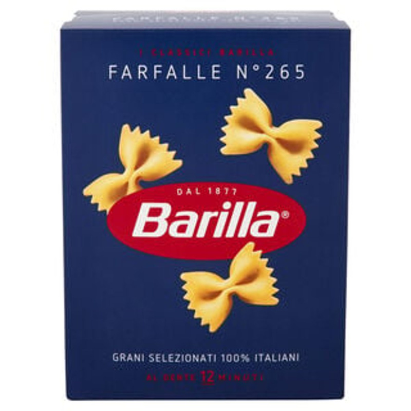 Barilla pasta Farfalle Grani Selezionati 100% Italiani
