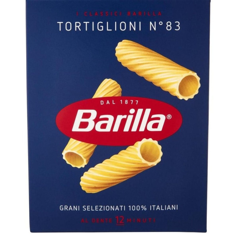 Barilla Tortiglioni Grani Selezionati 100% Italiani