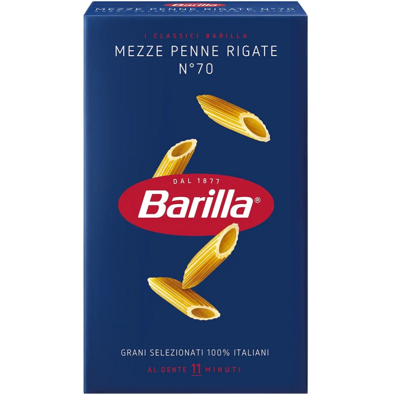 Barilla Mezze Penne Rigate Grani Selezionati