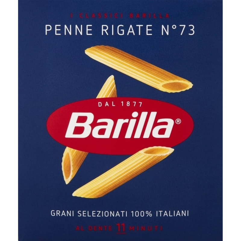 Barilla Penne Rigate Grani Selezionati 100% Italiani