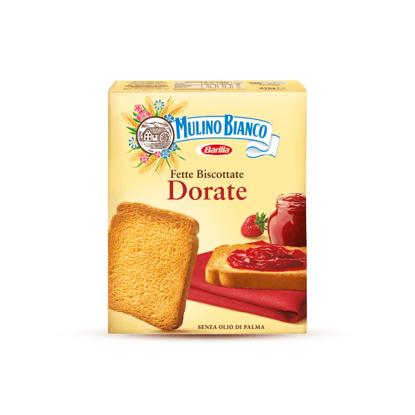 Mulino Bianco Křehký chléb (Fette Biscottate Dorate) 315g