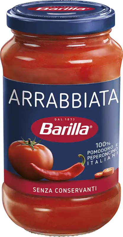 Barilla Arrabbiata rajčatová omáčka s chilli papričkami