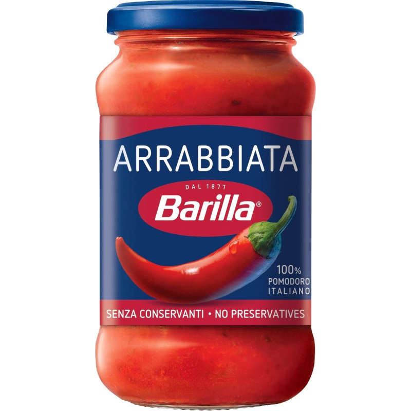 Barilla Arrabbiata rajčatová omáčka s chilli papričkami