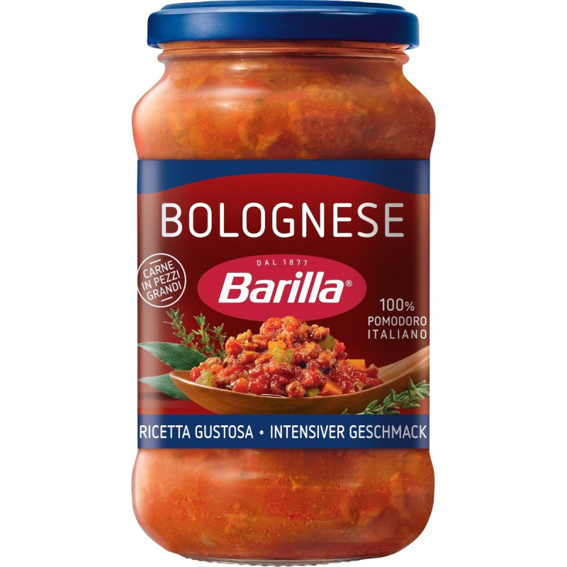Barilla Bolognese rajčatová omáčka s hovězím a vepřovým masem