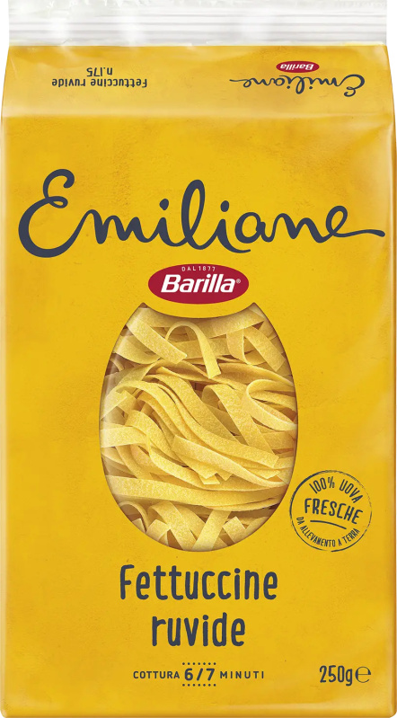 Barilla Emiliane Fettuccine vaječné (all'uovo) 250g
